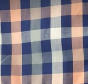 Mens Bisley Short Sleeve Orange/Blue Check Shirt