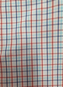 Mens Bisley Short Sleeve Blue/Multi Check Shirt