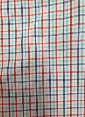 Mens Bisley Short Sleeve Blue/Multi Check Shirt