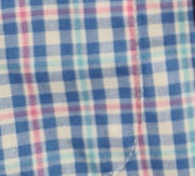 Mens Bisley Long Sleeve Check Blue/Pink Shirt