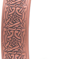 Copper Bangle - Celtic