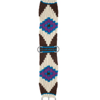 Forth Worth Cord Girth - Turquoise/Brown