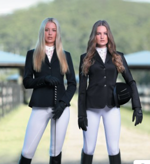 Huntington Hudson Riding Jacket - Black