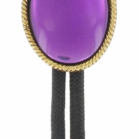 Large Oval SS Bolo Tie