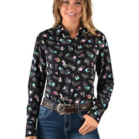 Pure Western Womens Ellie Print Shirt