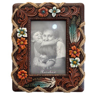 Pure Western Floral Picture Frame 4x6