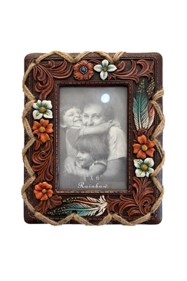 Pure Western Floral Picture Frame 4x6