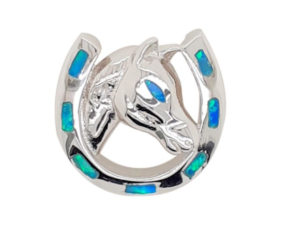 MCJ Opal Horseshoe Necklace