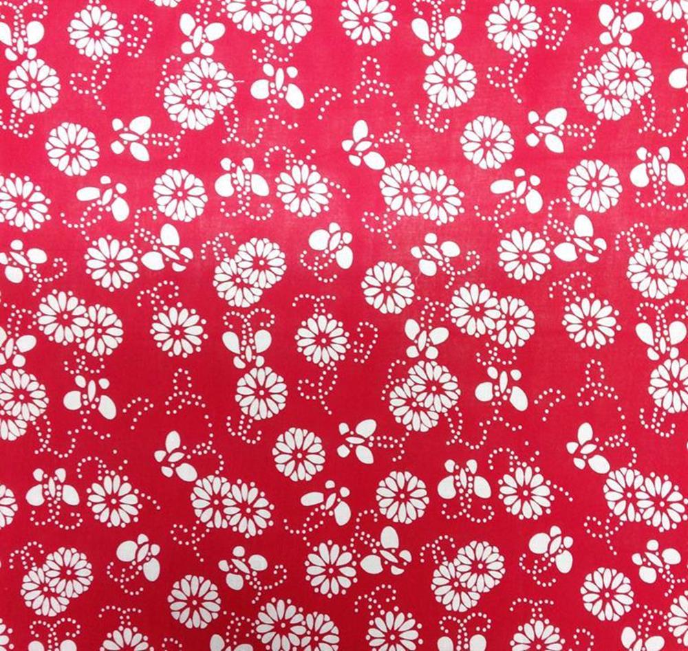 Wild Rags - Red & White Flower