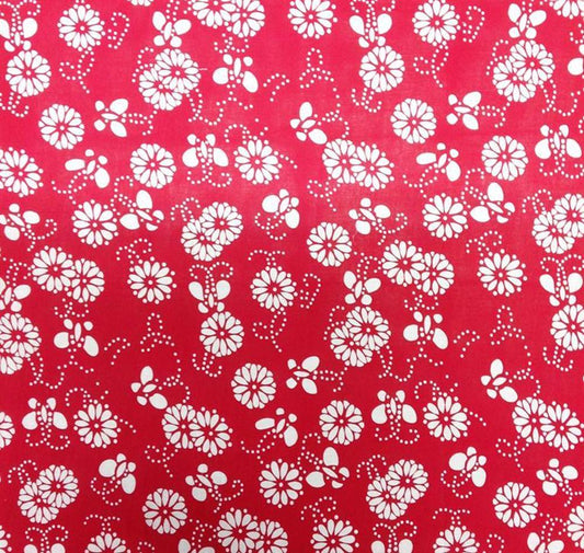 Wild Rags - Red & White Flower