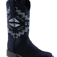 Roper Kids Monterey Aztec Black Leather Boot - Was $129.95 SALE