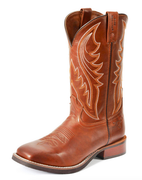 Pure Western Mens Tex Boot - Mahogony Brown Size 12 Only