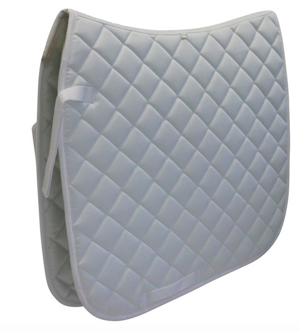 Showmaster Dressage Saddle Pad - White