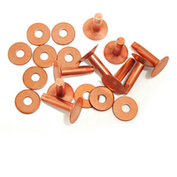 Copper Rivet & Burrs 3/4" (19mm) 8G - 500 gram