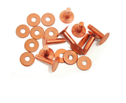 Copper Rivet & Burrs 3/4" (19mm) 8G - 500 gram