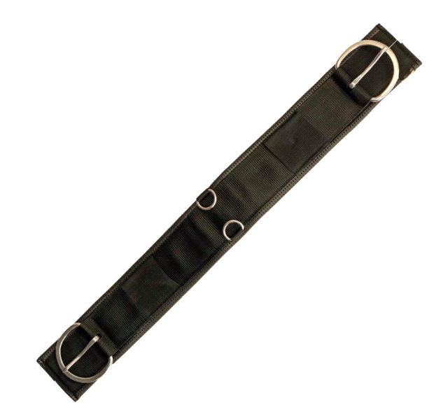 Showcraft Anti Gall Western Girth SS Buckles - Black