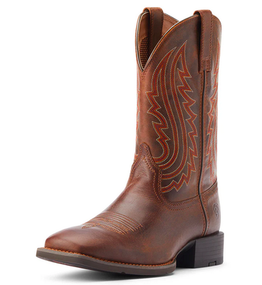Ariat Mens Sport Big Country Boot - Almond Buff or Tortuga/Black Size 14 Only