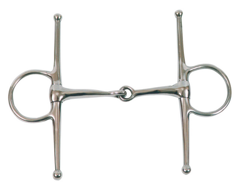 Showcraft Stainless Steel Full Cheek Eggbutt Bit