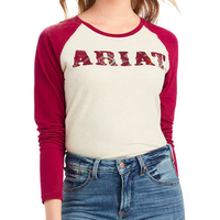 ARIAT REAL Womens Baseball Shirt