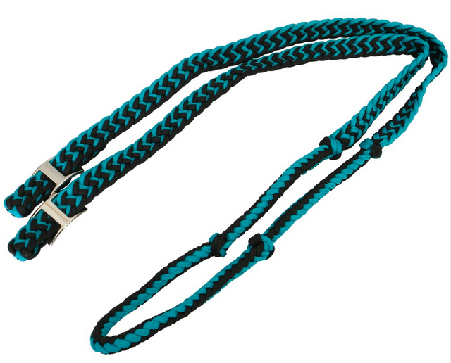 Nylon Braided Barrel Reins