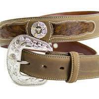 Brigalow Hair on Belt with Silver Concho
