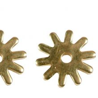 Brass Spur Rowels with Screws