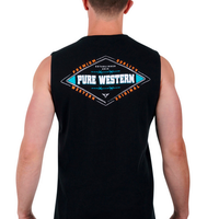 Pure Western Mens Damian Muscle Tank Top