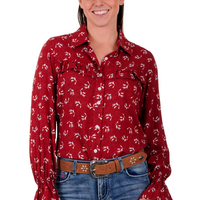 Pure Western Womens Nylah Long Sleeve Shirt
