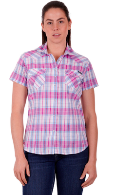 Wrangler Womens Sanda Short Sleeve Shirt - Multi