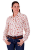 Wrangler Womens Becky Long Sleeve Shirt - Egret