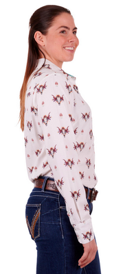 Wrangler Womens Offelia Long Sleeve Shirt - Multi
