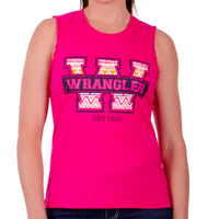 Wrangler Womens Cecilia Tank Top - Pink