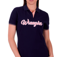 Wrangler Womens Carlyn Short Sleeve Polo