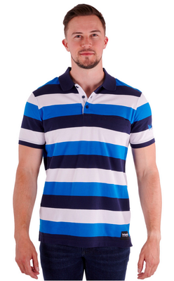 Wrangler Mens Nick Polo Shirt - Royal Blue/Navy