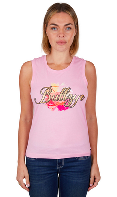 Bullzye Womens Blossom Tank - Pink