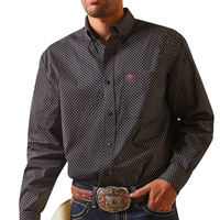 Ariat Mens Dover Classic Long Sleeve Shirt - Black
