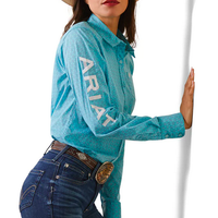 Ariat Womens TEAM Kirby Stretch Long Sleeve Shirt - Caidan Print