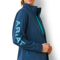 Ariat Womens New TEAM Softshell Jacket - Deep Petroleum