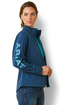 Ariat Womens New TEAM Softshell Jacket - Deep Petroleum