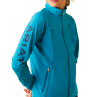 Ariat Womens Agile Softshell Jacket - Mosaic Blue