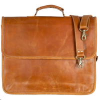 Miena Laptop Bag - Plain Leather