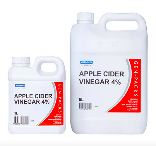 Vetsense Apple Cider Vinegar 4% - 5 Litres