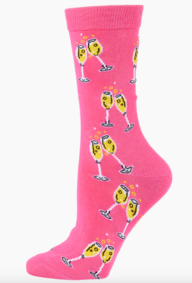Womens Champers Bamboo Sock - Size W2-8