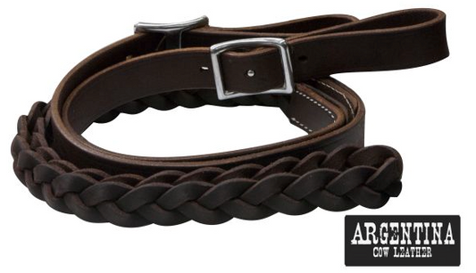Argentina Braided Leather Rein