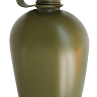 Water Bottle 1 litre Poly Green