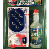 Dr Show Muscle Horse & Rider Massage Kit
