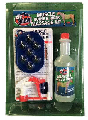 Dr Show Muscle Horse & Rider Massage Kit