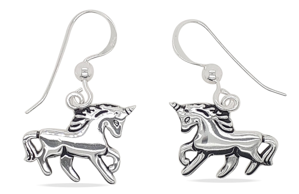 MCJ Sterling SilverUnicorn Drop Earrings EB0551