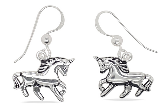 MCJ Sterling SilverUnicorn Drop Earrings EB0551