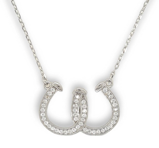 MCJ Double Horseshoe Necklace